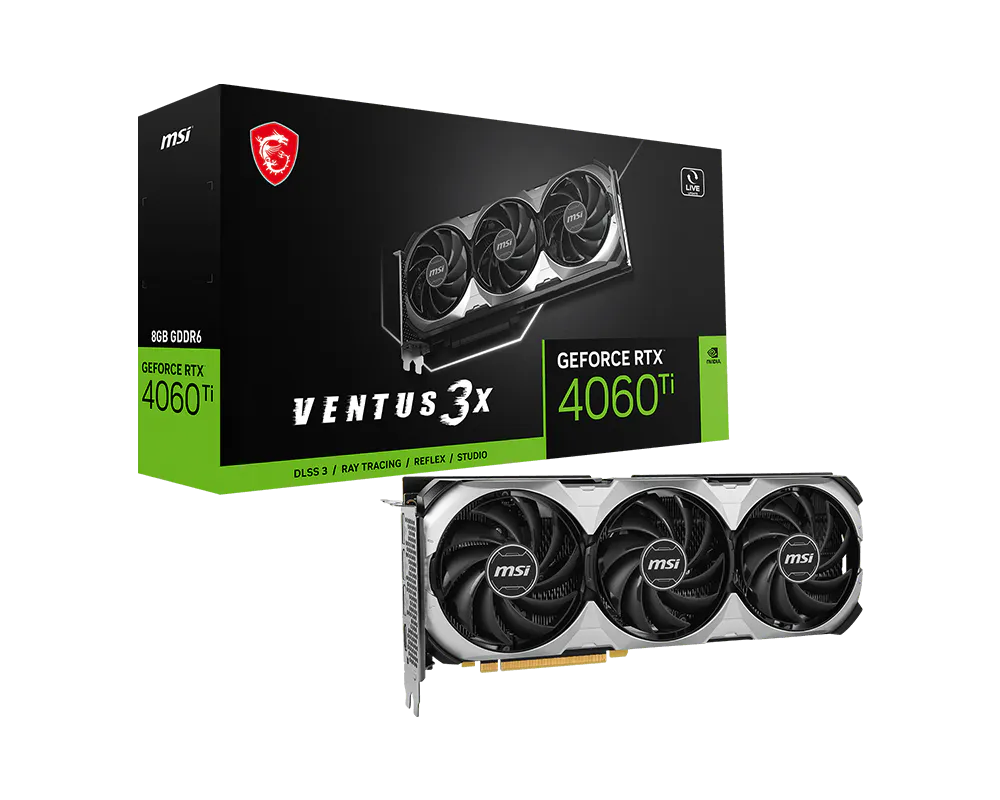 MSI GeForce RTX 4060 Ti VENTUS 3X 8G